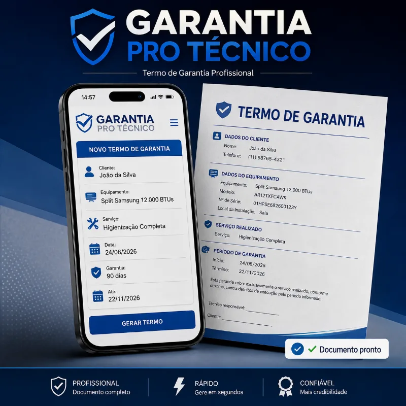 Sistema Gerador de Garantia PRO